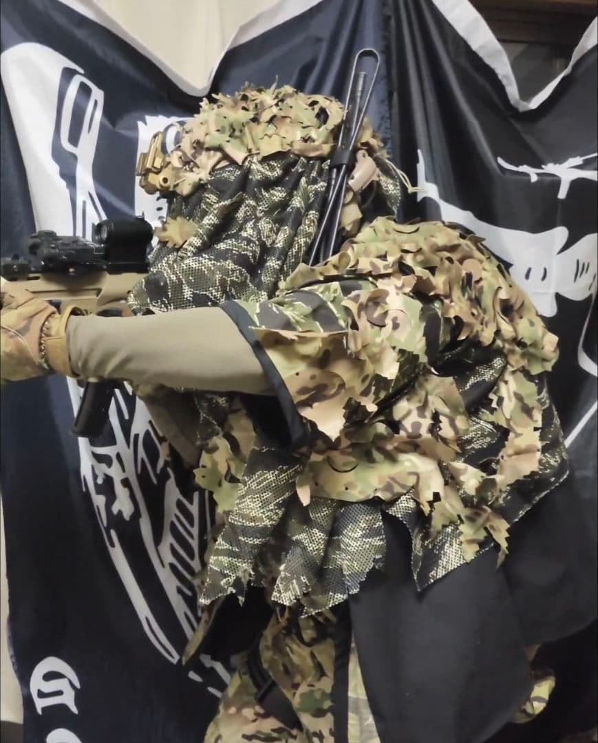 マルチカモ ライトウェイト アサルト ギリースーツサバゲー ギリー