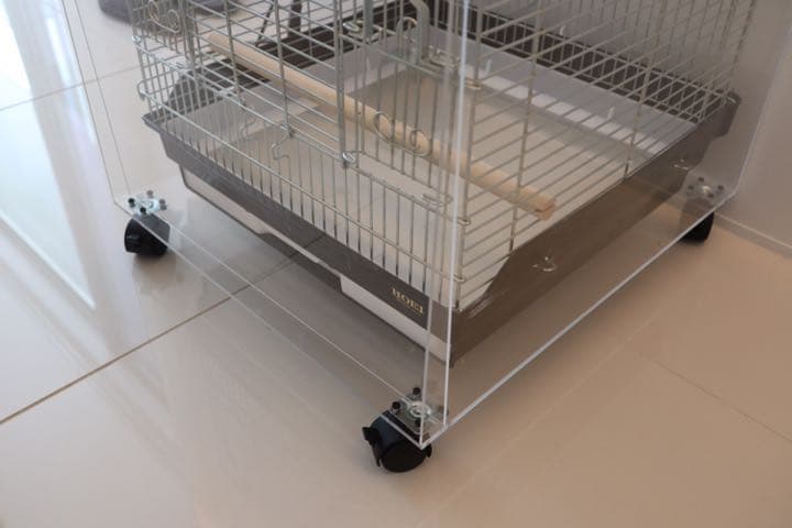 鳥籠用声桶 4籠用 手作り鳥籠セット 手作り声桶と鳥籠セット