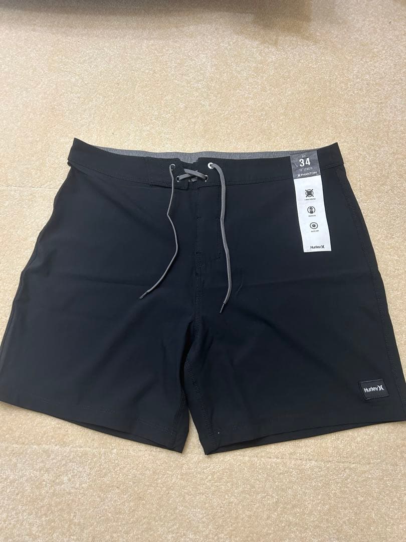 HURLEY phantom ボードショーツ ブラックモノグラムハーレー