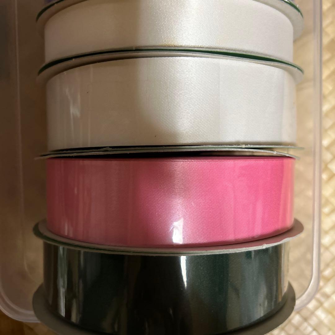 【ぴーちゃん】　ハードサテンリボン