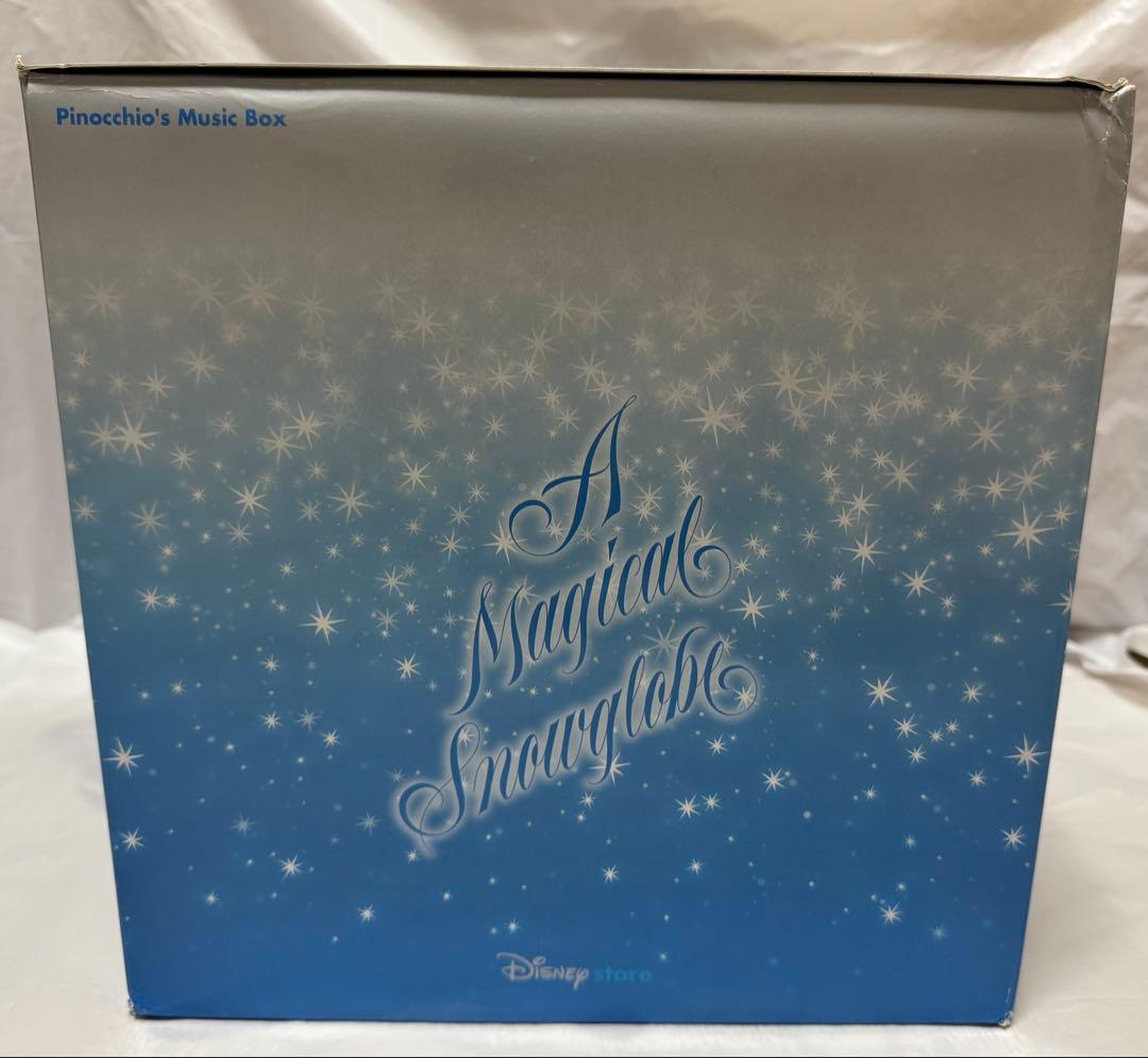 ディズニーストア ピノキオ オルゴール付きスノーグローブ