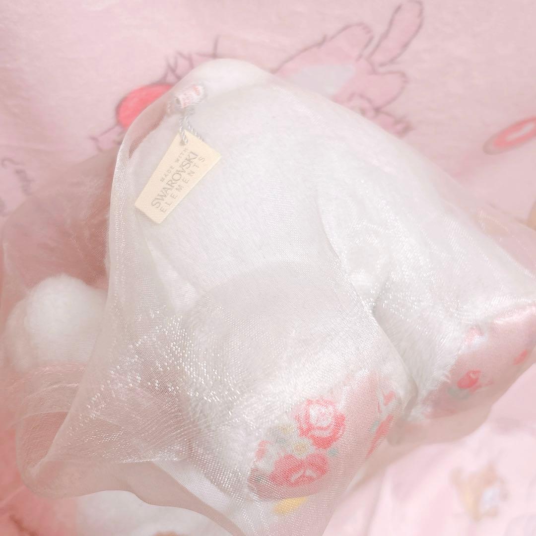 マイメロディ スワロフスキー ぬいぐるみ ネックレス ドール バラ 希少