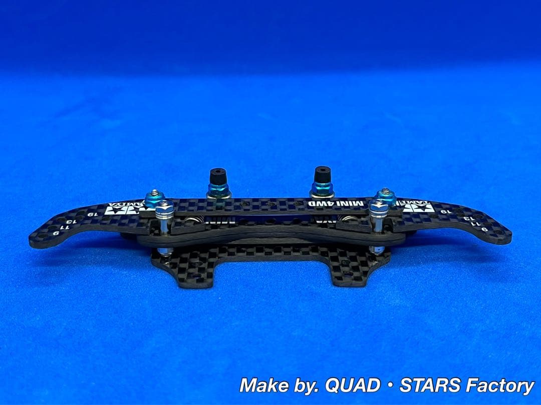 【ミニ四駆・MS用】2軸ATピボット＋1軸リヤアンカー＋リヤスキッド＋お辞儀防止