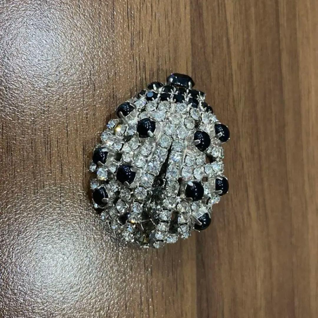 美品】Christian Lacroix ラクロワ てんとう虫 ブローチ