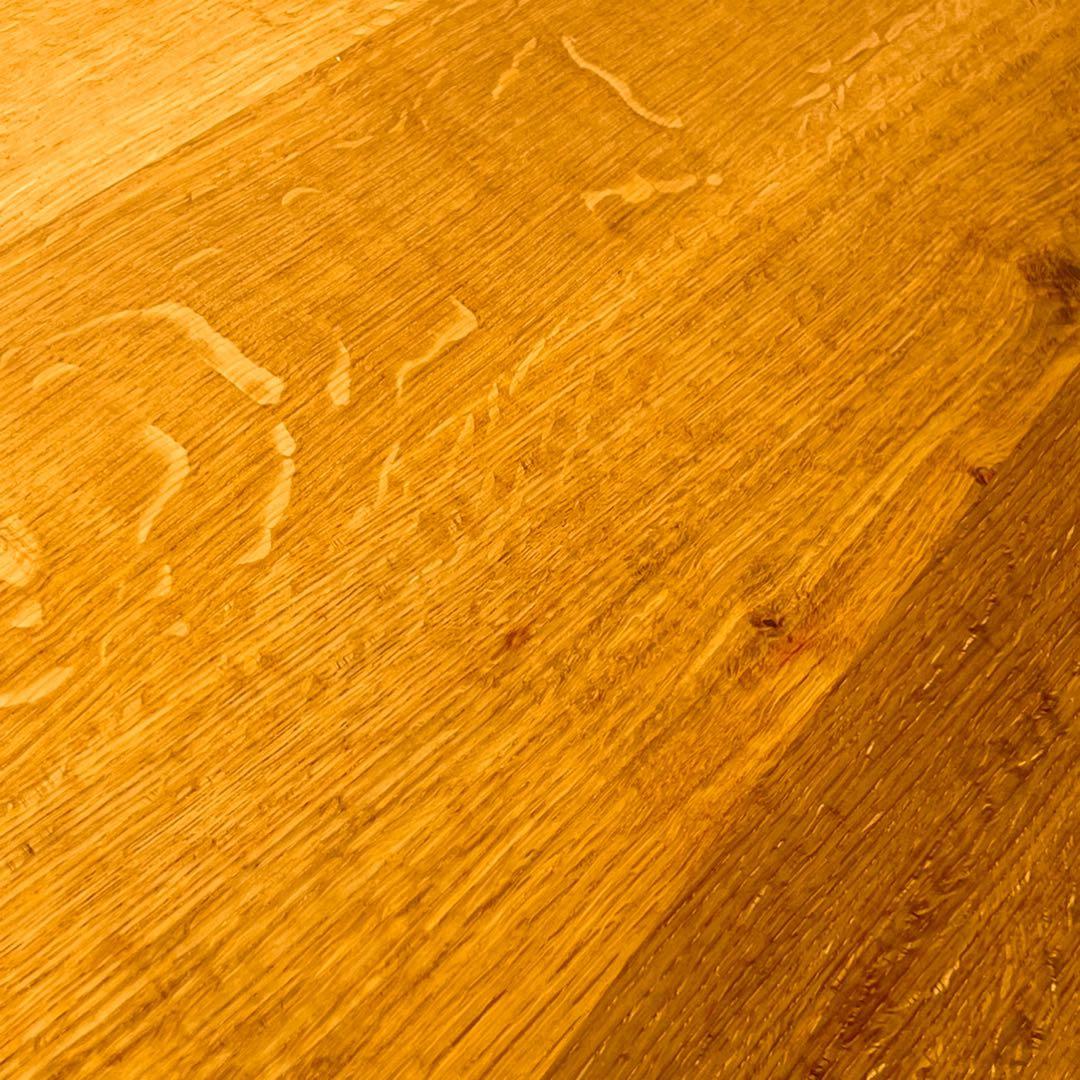 取付無料！飛騨産業 キツツキ 侭 オーク材北欧ナチュラル円形ダイニングテーブル✨