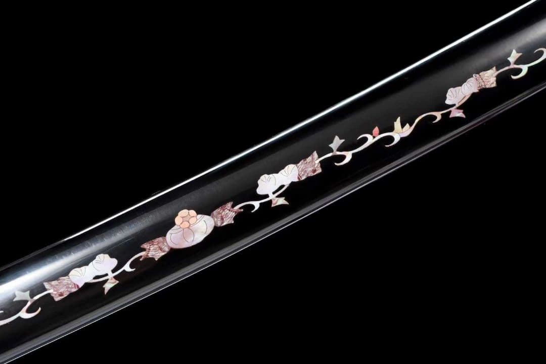 【朝顔】古兵器 刀装具 日本刀　模造刀 居合刀 武士道 鑑賞用 美術刀 贈り物