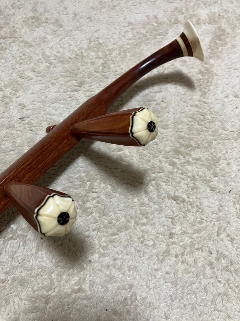 最高級 張源精制 二胡 木製 六角形胴体 2弦 専用ケース付き