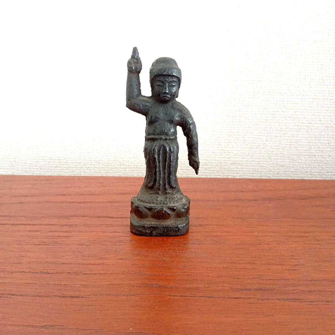 鉄仏　（誕生仏　金銅仏、李朝、高麗） 朝鮮金銅仏 高麗金銅如来立像 朝鮮伝来 統一新羅～高麗時代/高麗金銅仏像/