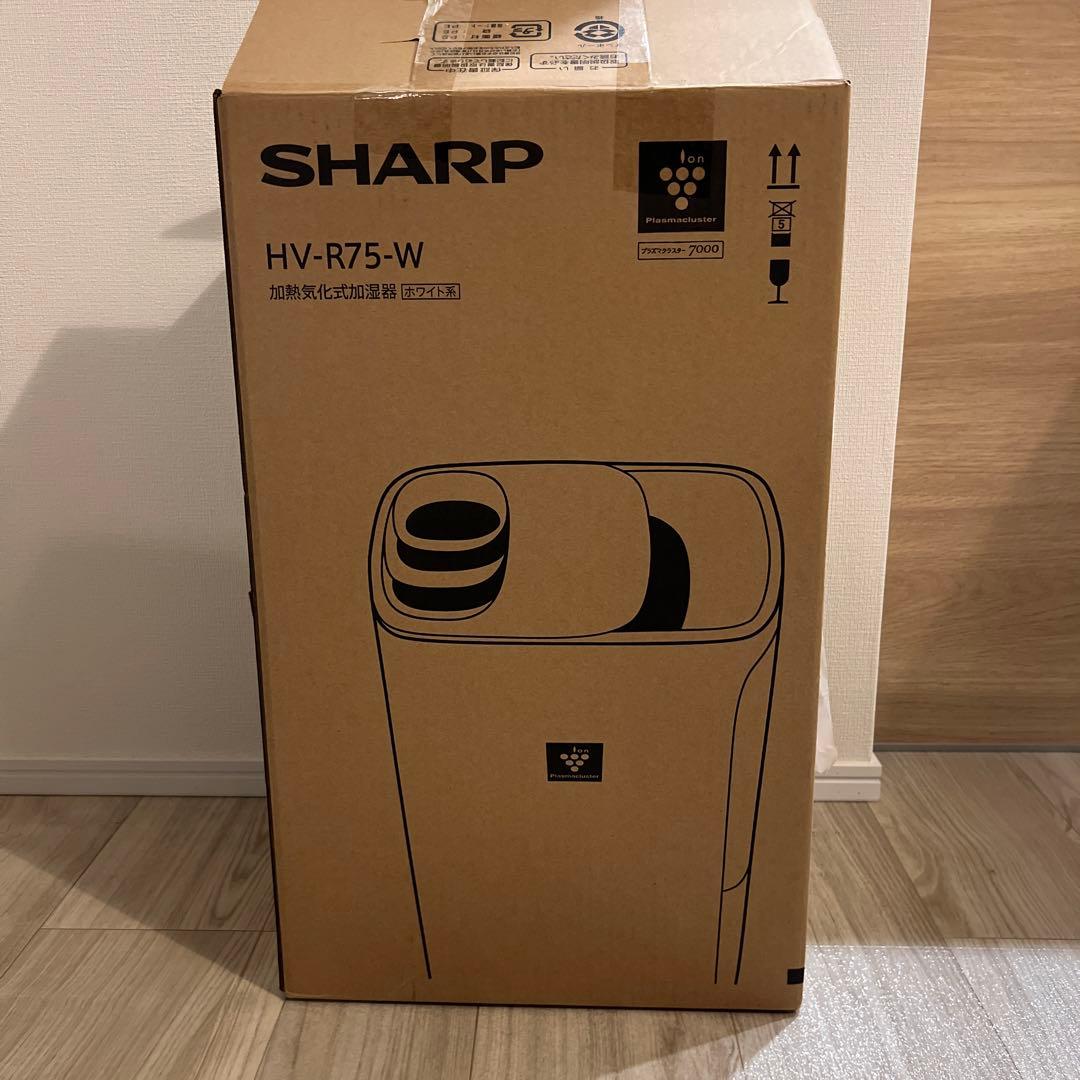 加熱気化式加湿器 SHARP HV-R75-W