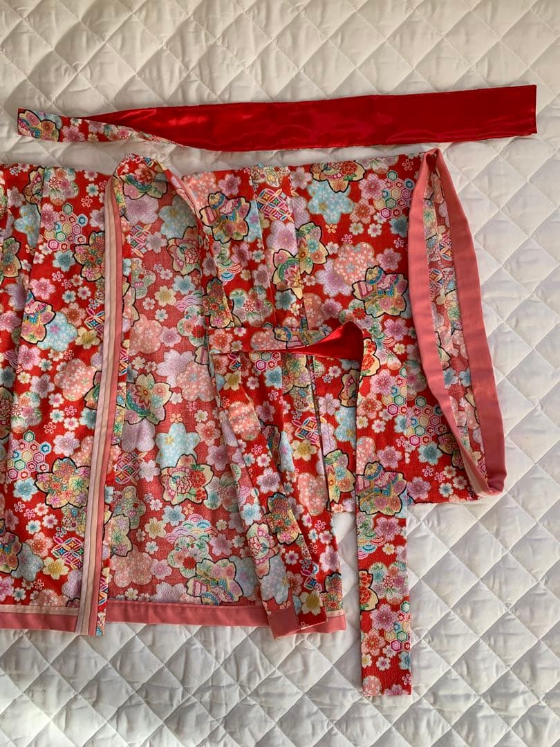 十二単風　ベビー着物　ハンドメイド　*初節句　*ひな祭り　*お食い初め