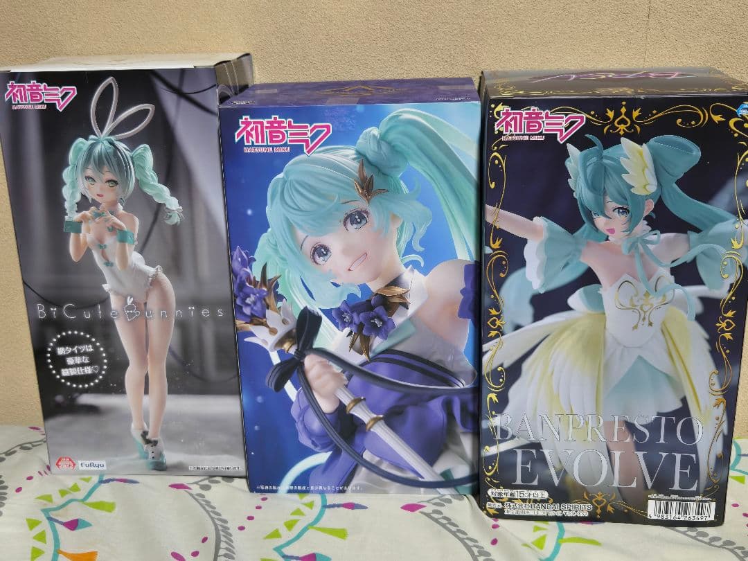 【新品未開封】★初音ミク プライズフィギュア 7つセット★