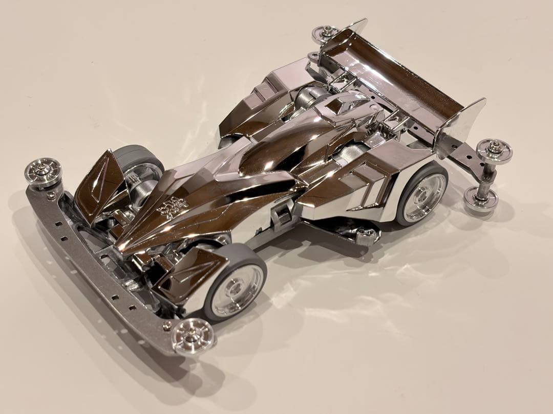 ミニ四駆　フル金属シャーシ　サイクロンマグナム