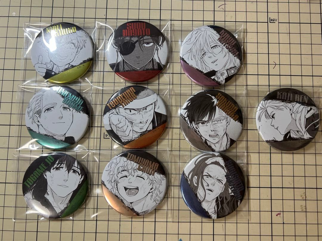 WIND BREAKER ジュエリー缶バッジ BOXセット 全10種