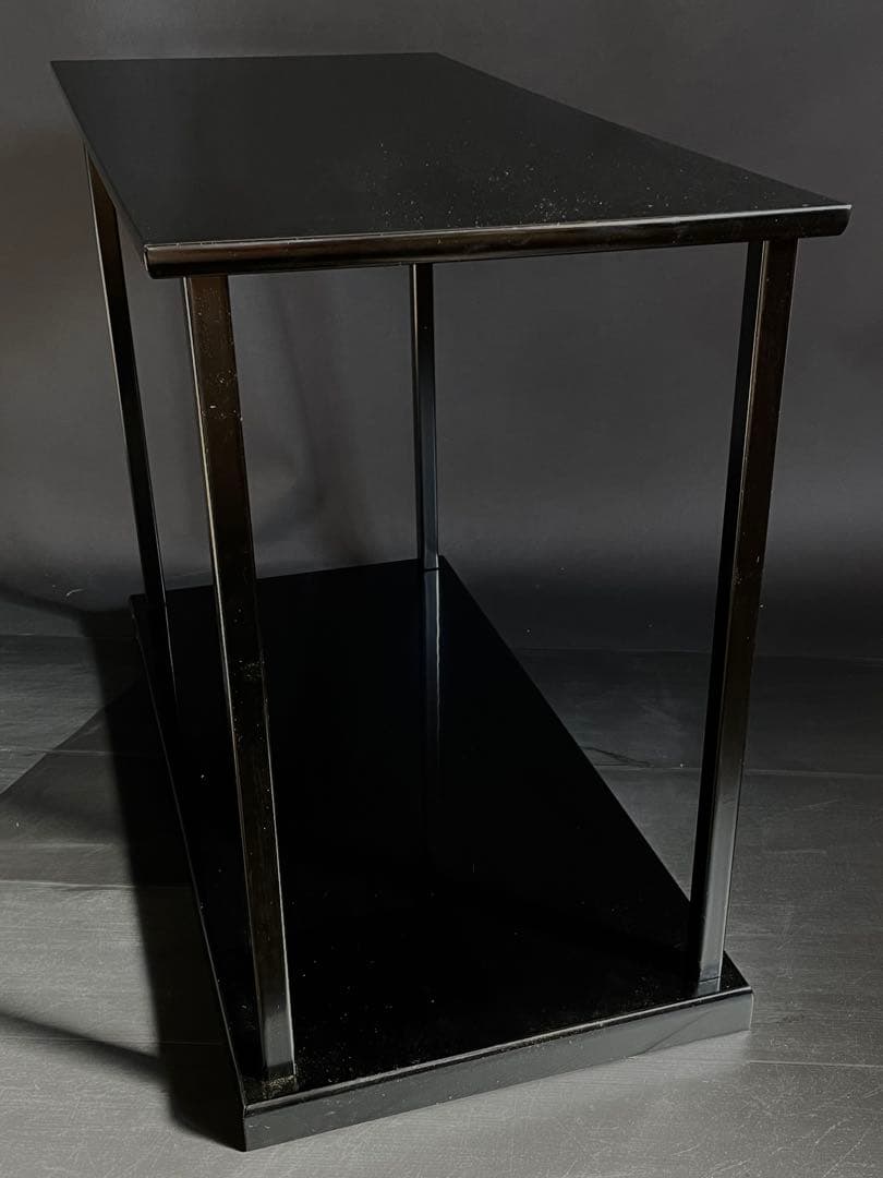 美品】「母」 輪島塗 真台子 塗師 久世 宗春 組立式 共箱 茶道具 （Fあ