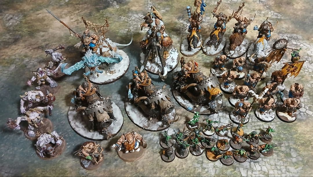 ウォーハンマー Ogor Mawtribes Army 2400 pts