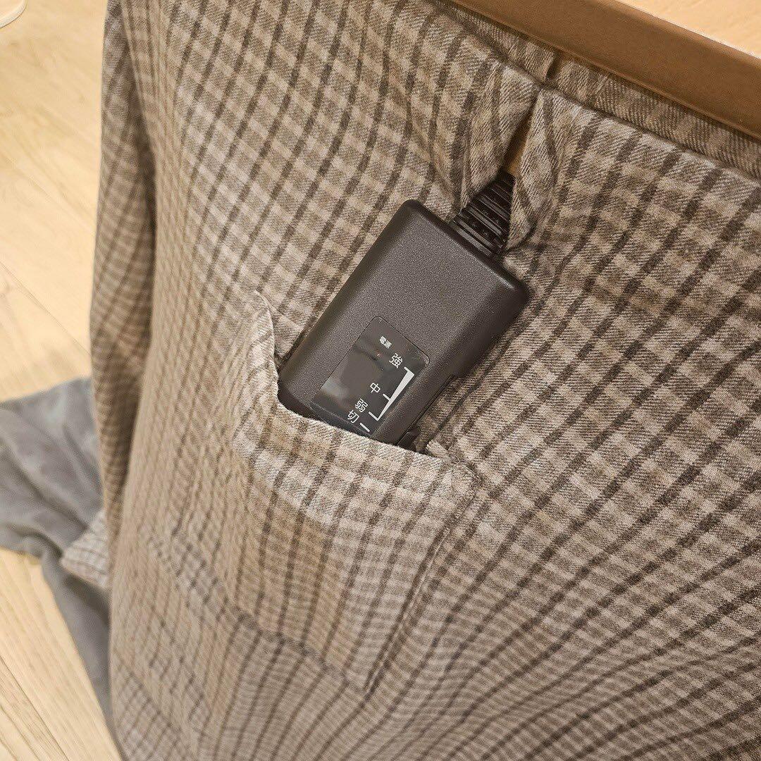 無印 デスク こたつ ナチュラル／MJ‐DK1‐N こたつ布団付き 無印