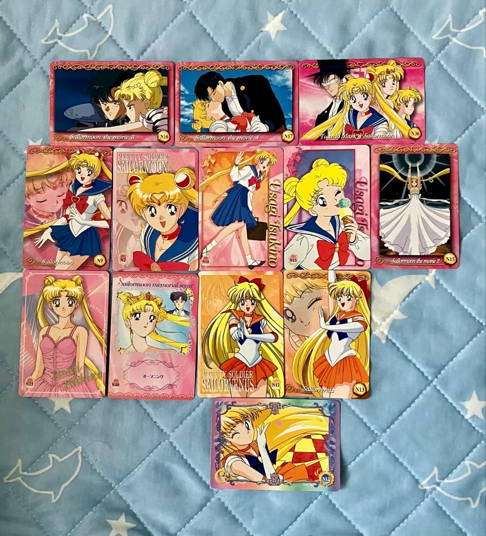 【匿名配送】バンダイ　セーラームーンワールド　カード　５６枚セット