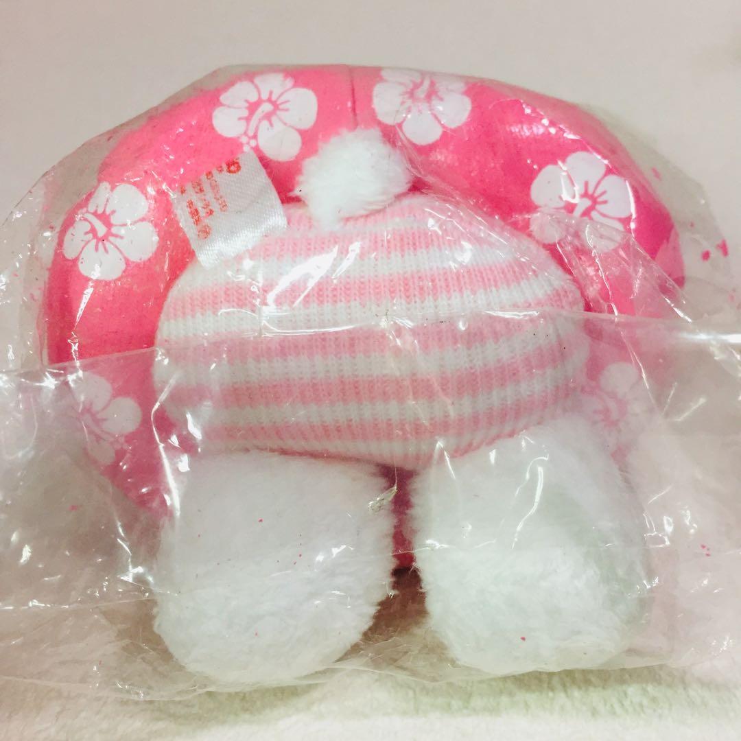 未開封品(ハガレあり)■浮き輪ハイビスカスキティ/ぬいぐるみストラップ/2005