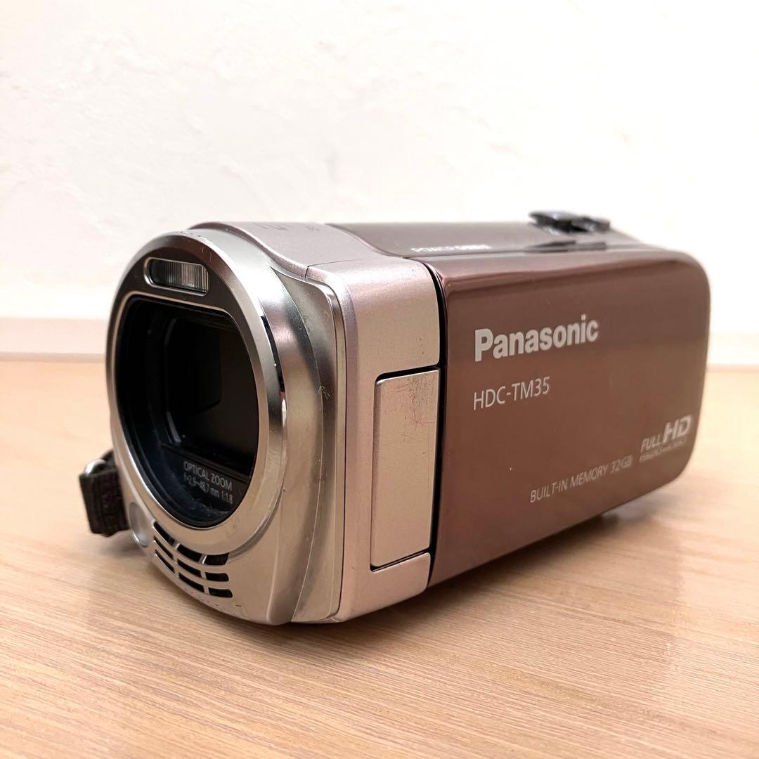 美品✨パナソニック 内蔵メモリ HDC-TM35 ビデオカメラ 32GB
