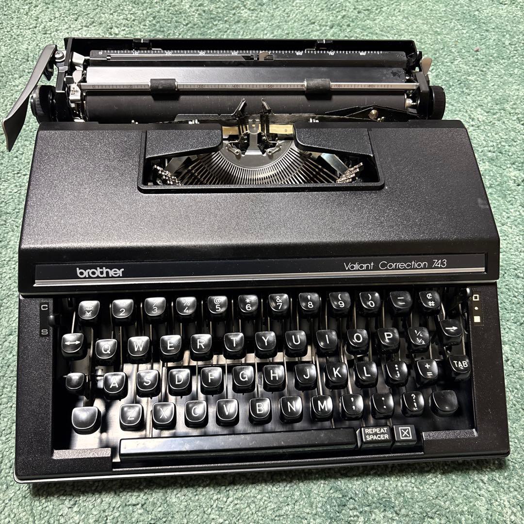 brother Valiant Correction 743タイプライター BROTHER Valiant Correction 743 タイプライター ブラザー タイプ