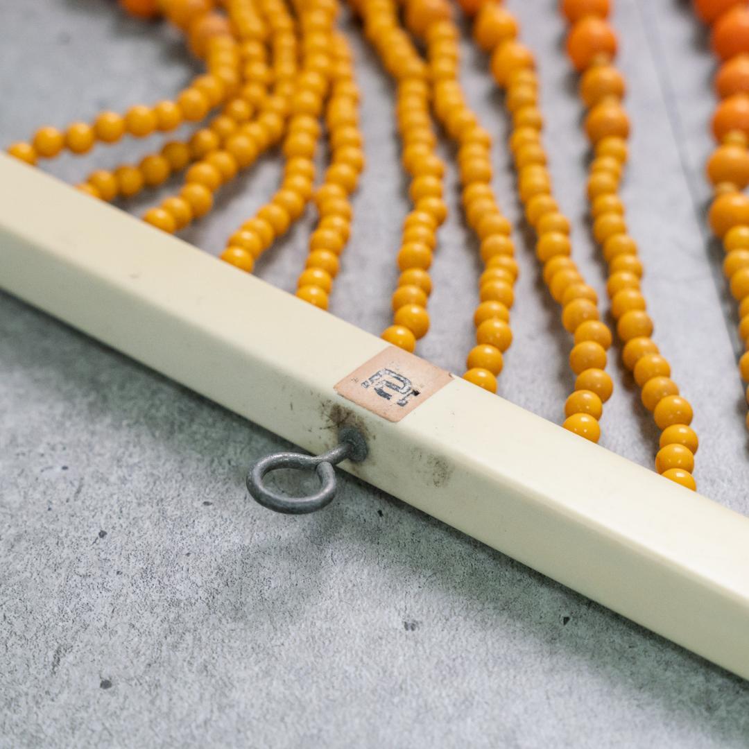 KM様専用】珠暖簾 のれん ビーズカーテン オレンジ グラデーション