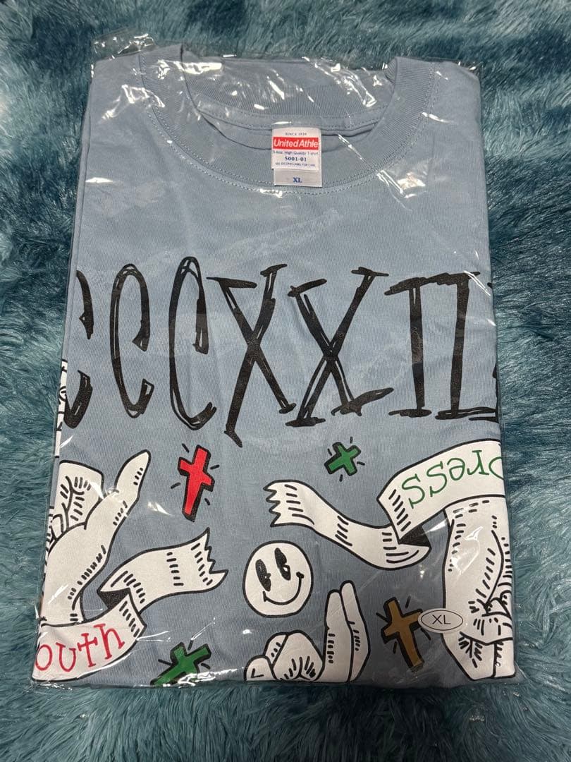 優里フェスローマ数字Tシャツ XL ブルー青 ブルーインパルス ツアー2024 Tシャツ 航空自衛隊 | WAXON ONLINE BASE