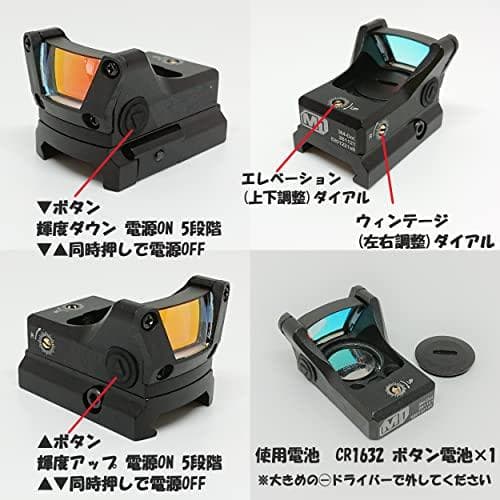 [AERITH BLACK] M1 タイプ レプリカ コンパクト オープン ドm