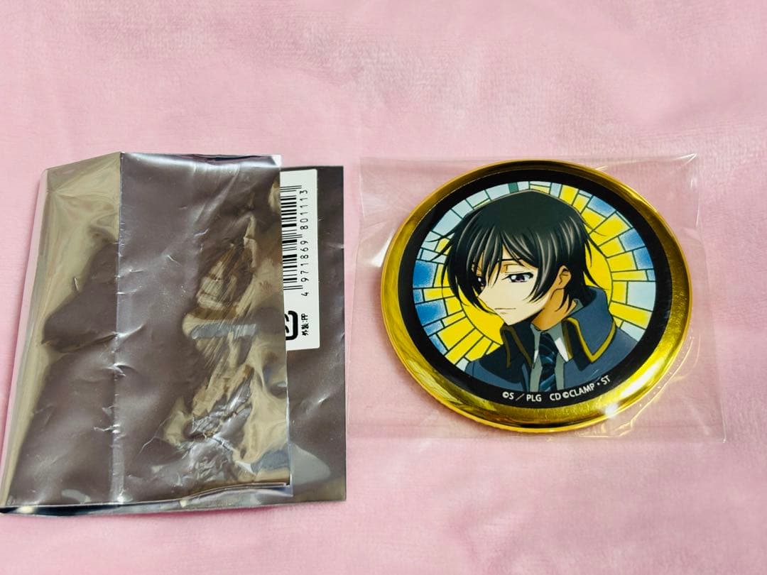 新品未使用品 コードギアス ルルーシュ マルイ ホロリング缶バッジ