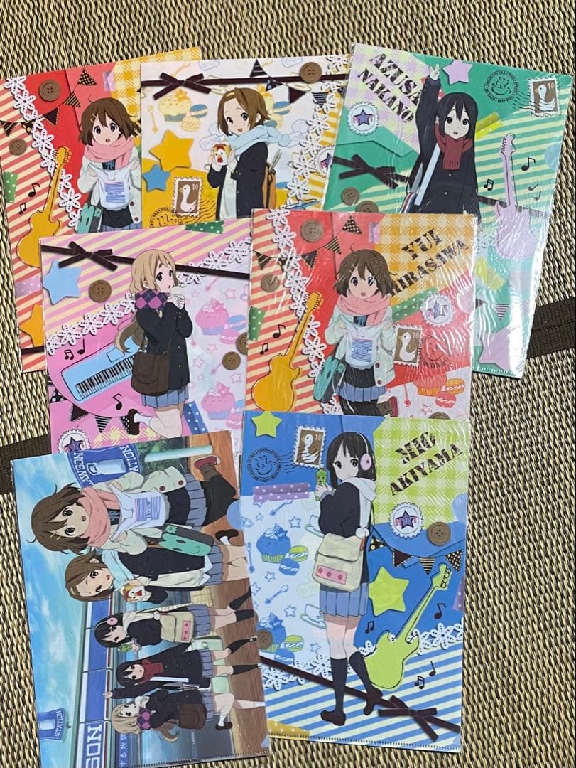 けいおん！ ローソン クリアファイル 7枚セット - メルカリ