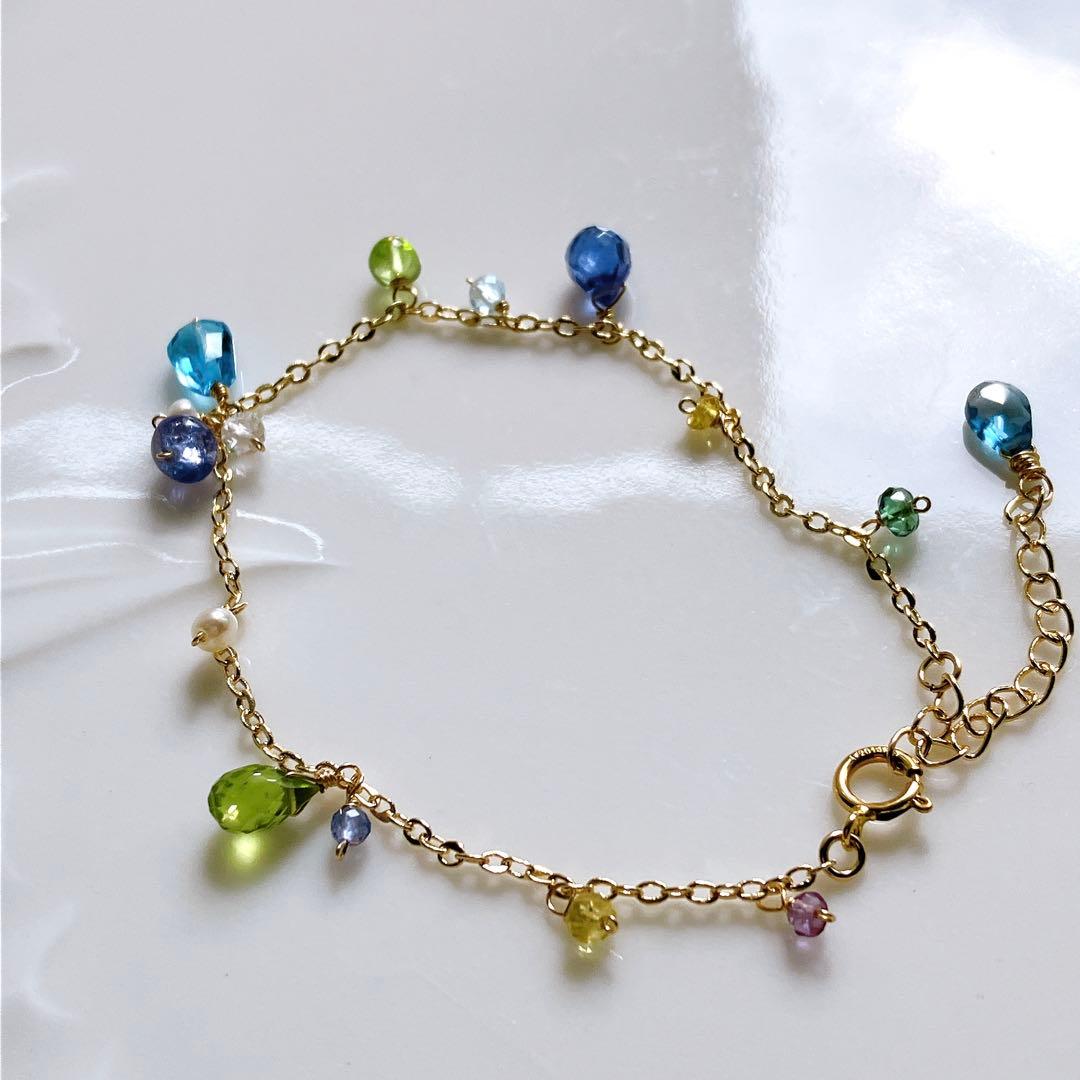 for まさみ様】天然石 珍ハニカムオパール＆スイスブルートパーズ14kgf