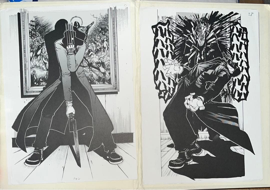 平野耕太 YOUNGKING OURS HELLSING 複製原画 複製原稿 ②