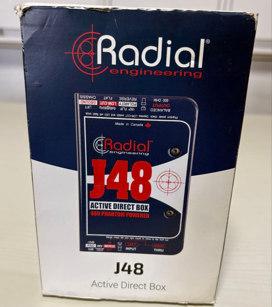 Radial J48 アクティブダイレクトボックス　DI 本日限定