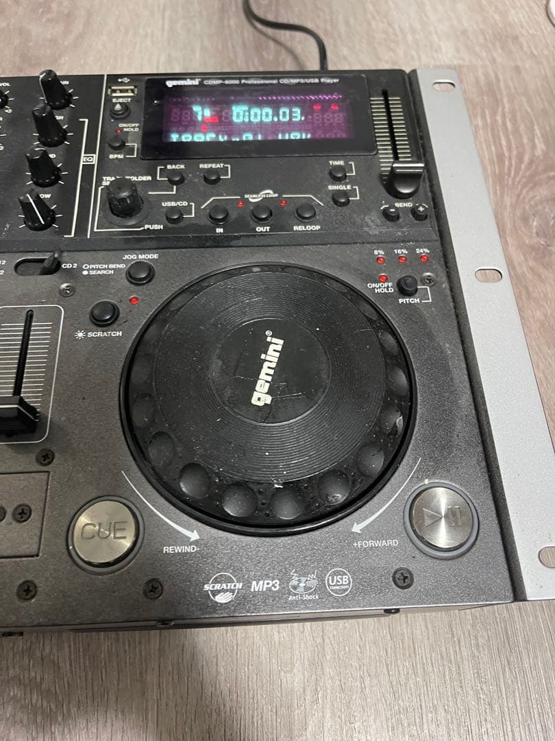 通電確認済】GEMINI ジェミニ CD プレイヤー CDMP-6000