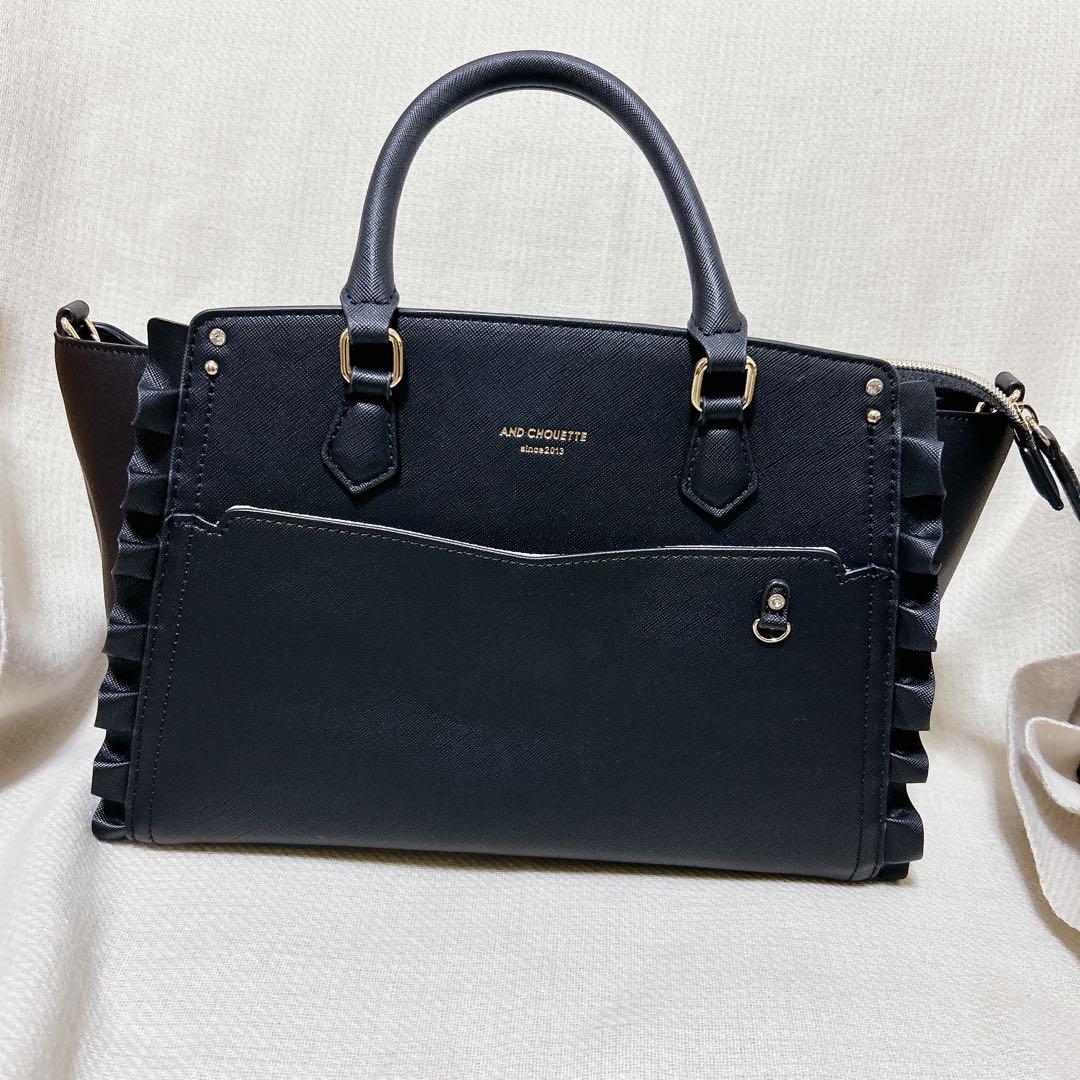 &chouette 推し事バッグ 痛バ ハンドバッグ ブラック