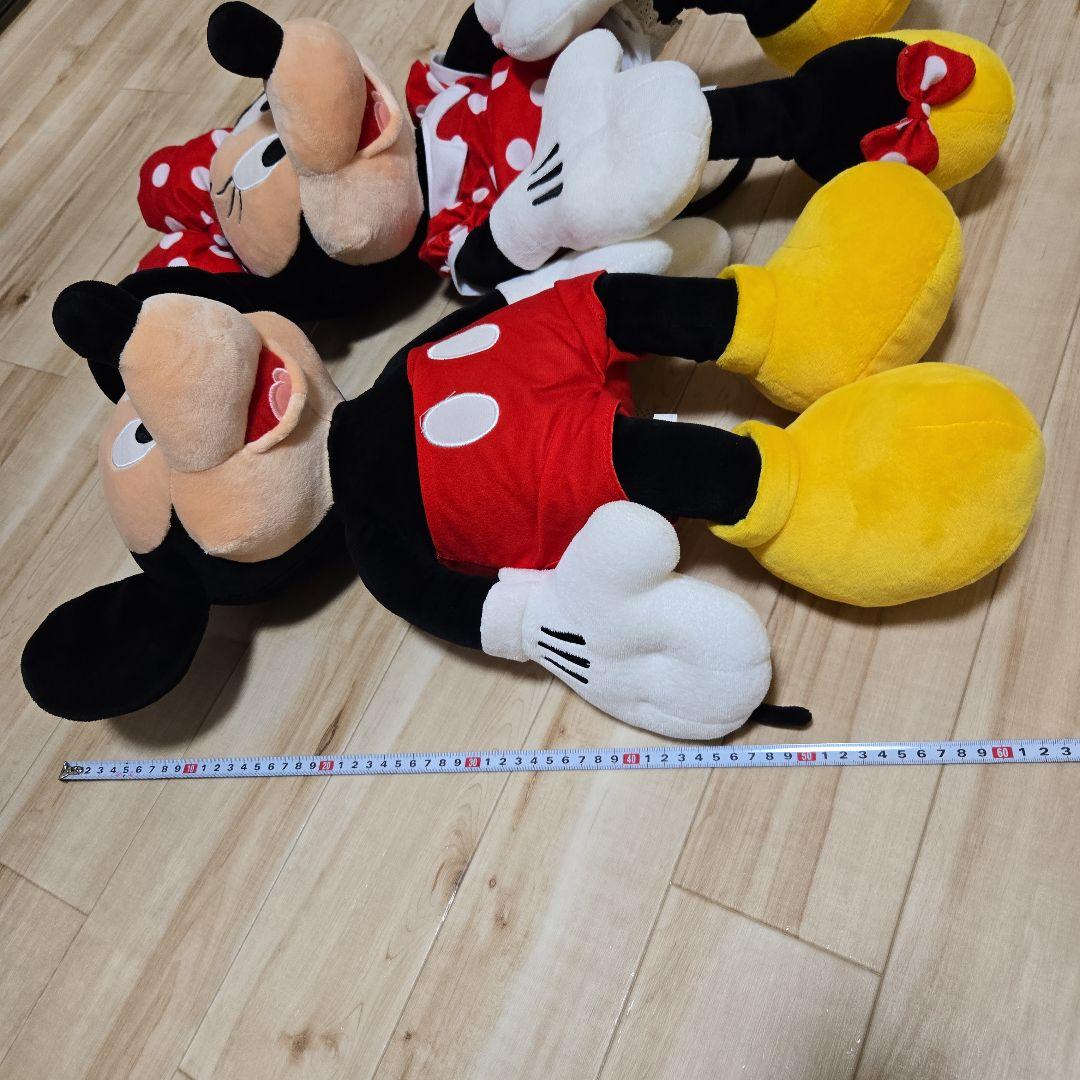 ミッキー・ミニー ぬいぐるみ ビックサイズ約60cmディズニーストア