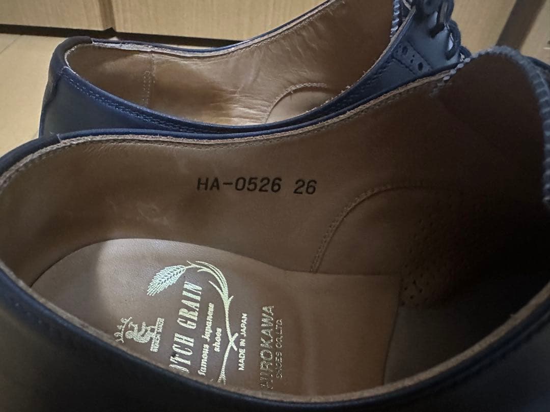 Scotch Grain ネイビー ビジネスシューズ