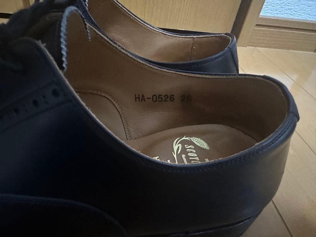 Scotch Grain ネイビー ビジネスシューズ