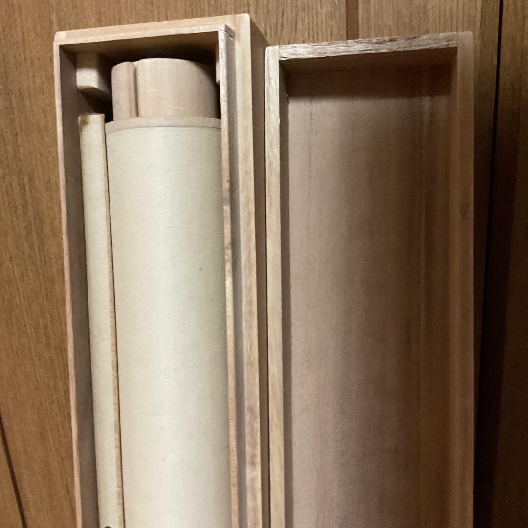 会津勝己 作 祥瑞の 図 絹本 横物 共箱【勝己題】 手描き作品 太巻