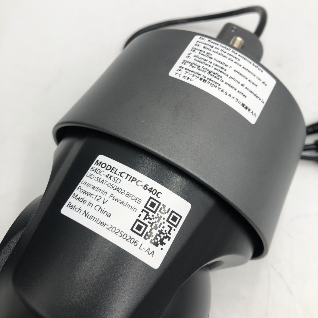 Ctronics 防犯カメラ 4k 屋外/Y31195-P1