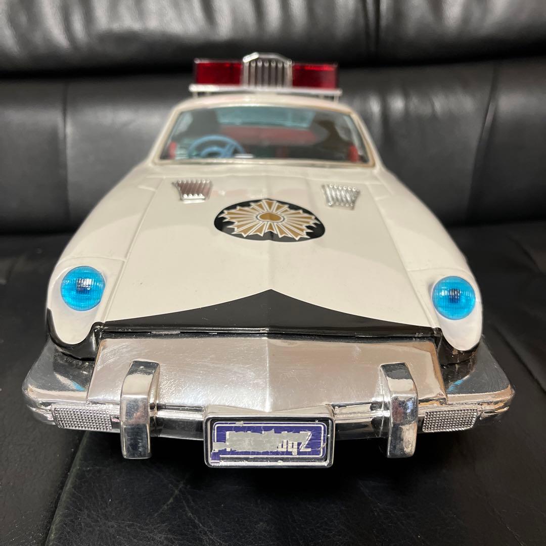 イチコーのニッサン フェアレディZ パトロールカー ブリキ レトロ S130