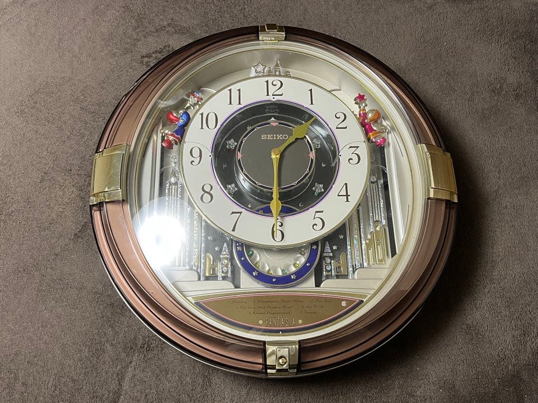 【廃盤品】SEIKO FANTASIA RE549G からくり時計 掛け時計