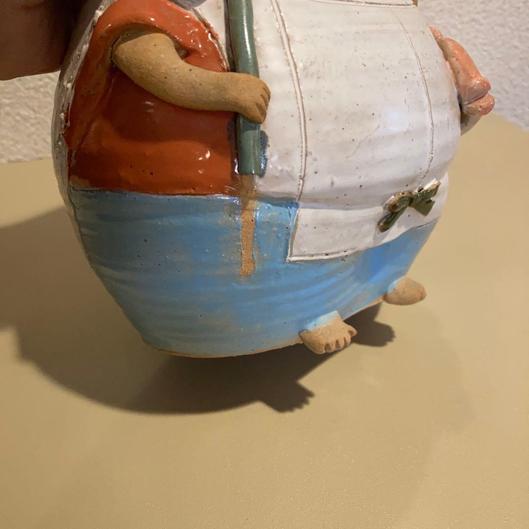 訳あり】七福神 陶器 手作り 縁起物 作家物