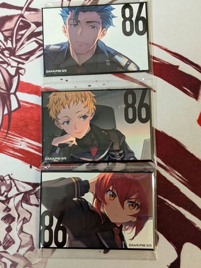 86―エイティシックス― オンラインくじ くじ引き堂 スクエア缶バッジ