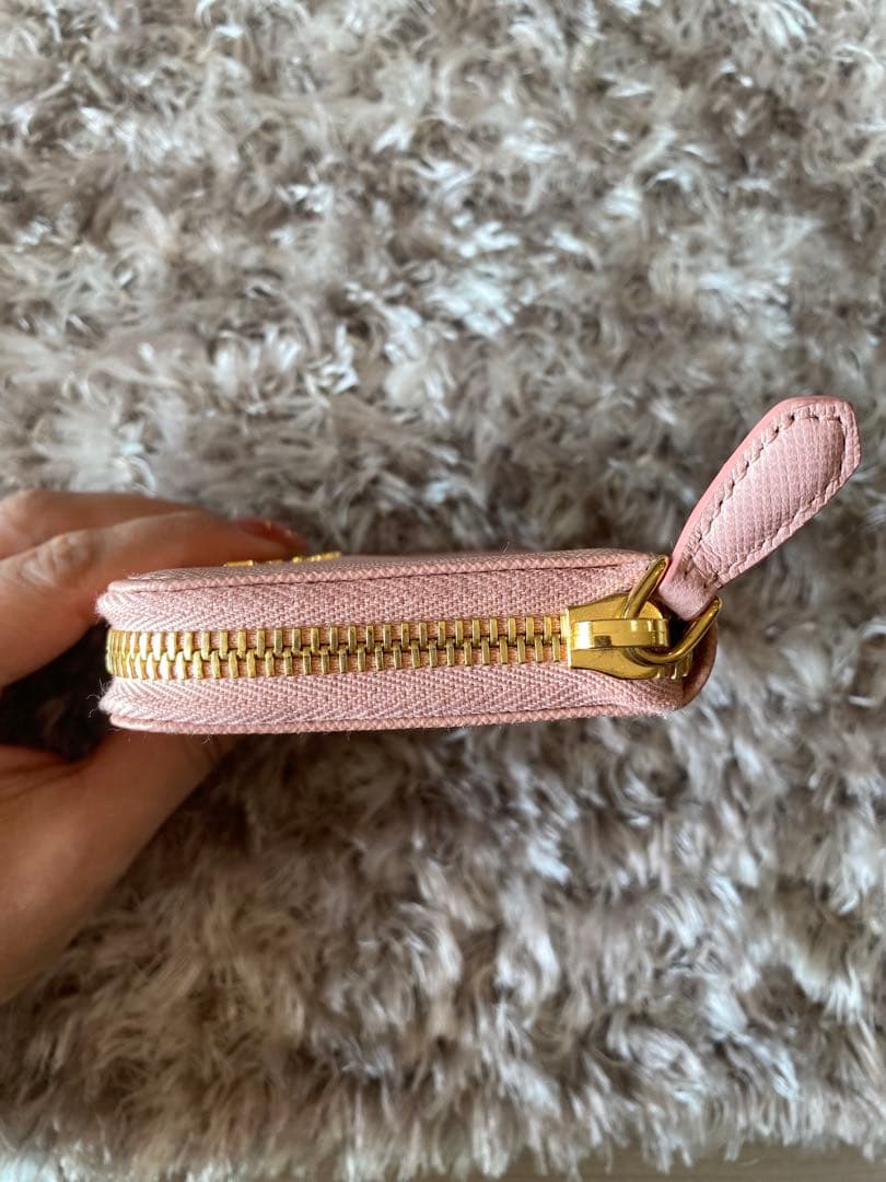 PRADA プラダ サフィアーノ　ケース　ピンク