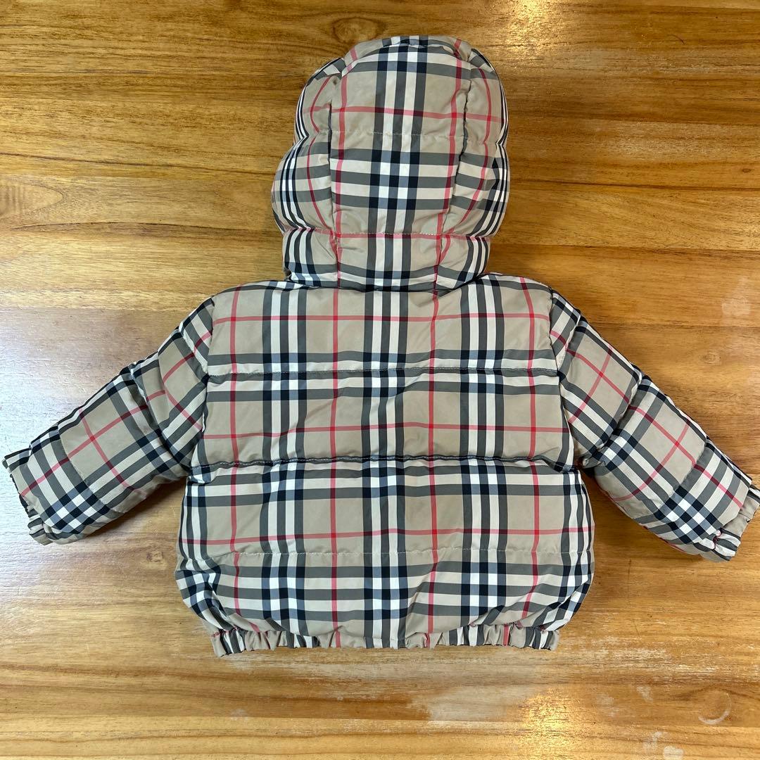 ペ*ロ様 美品　Burberry リバーシブル　ダウン　18M 86cm