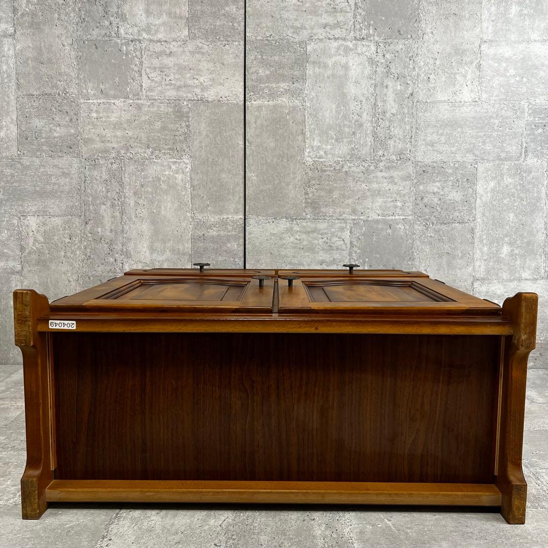 カリモク コロニアル キャビネット チェスト電話台レトロアンティーク