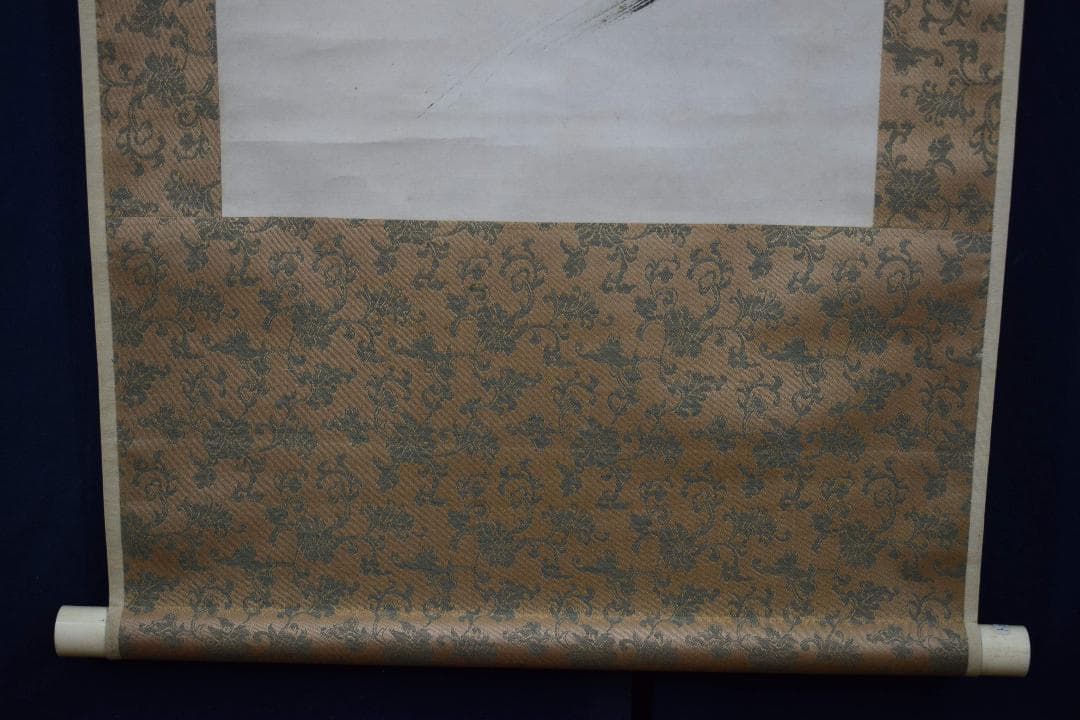 真作】妙心寺派管長/一行書/古松談般若/掛軸☆宝船☆