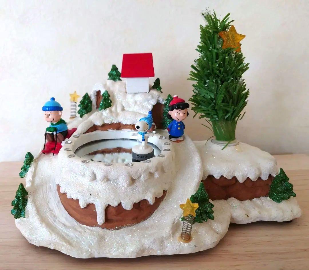 ◎激レア　スヌーピー オルゴール付き SN ジオラマハウス スケート　サンリオ◎