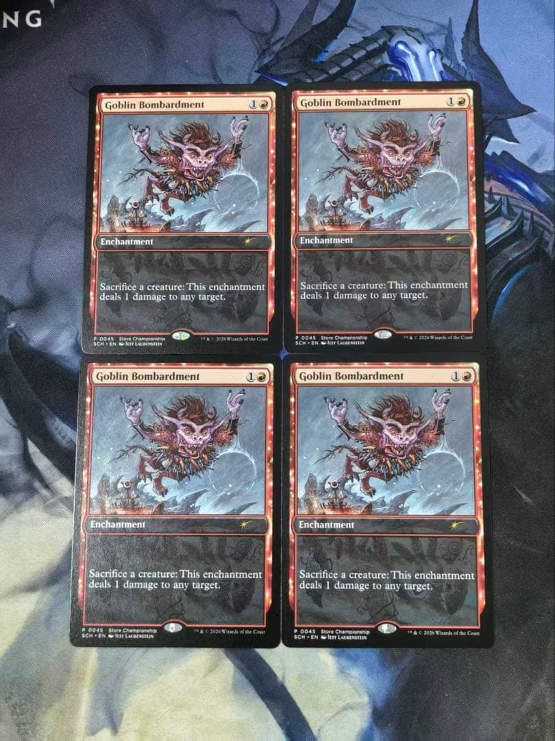 ゴブリンの砲撃/Goblin Bombardment プロモ 4枚セット - メルカリ