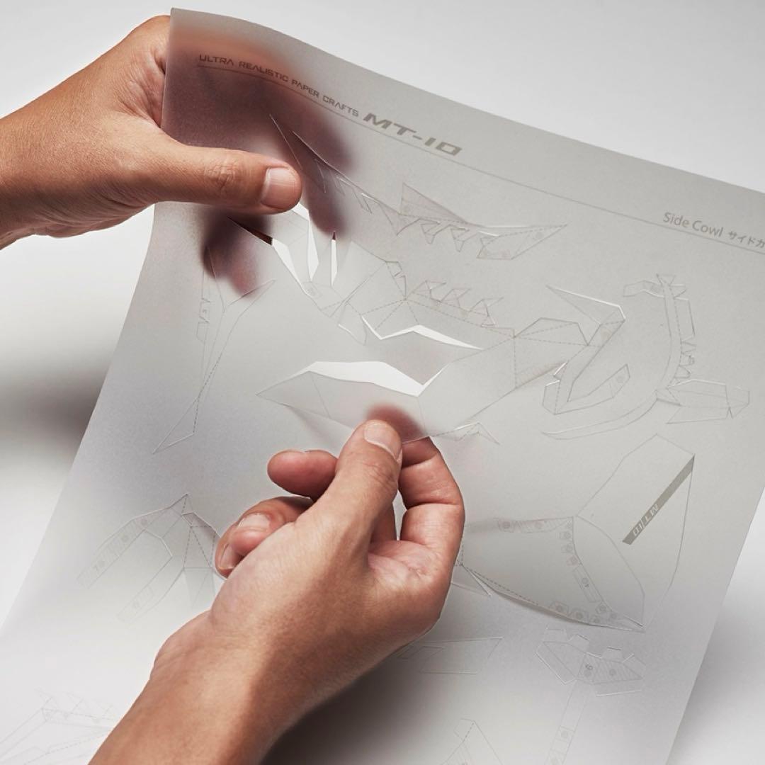 当選賞品 ヤマハ発動機 20周年記念 ペーパークラフト MT-10｜Yahoo